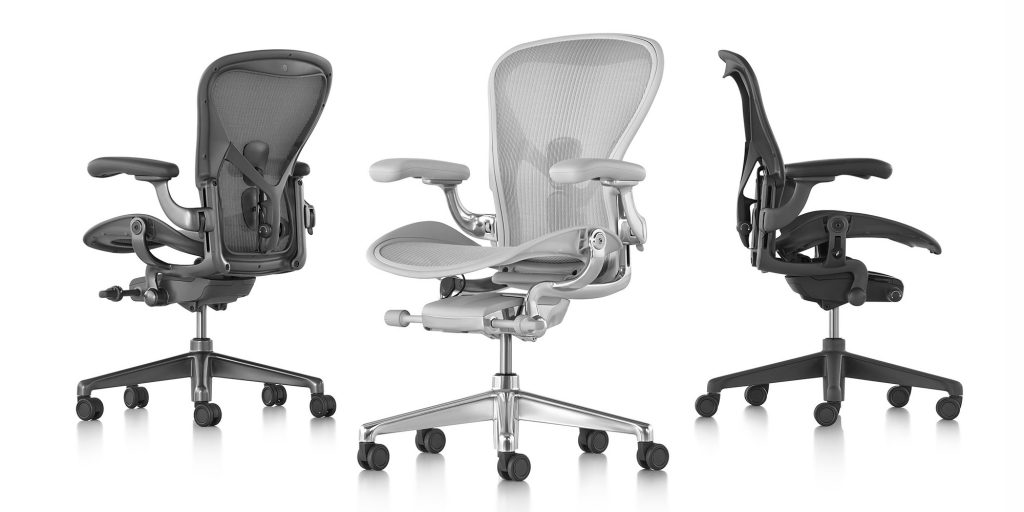 The Herman Miller Aeron chair